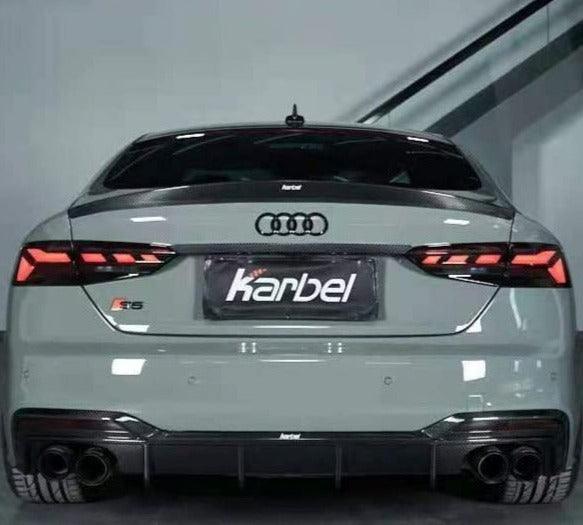 ดิฟฟิวเซอร์ Carbon Fiber Audi S5 A5 B9.5 ทรง Karbel