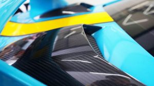 ชิ้นตกแต่งคาร์บอน Carbon Fiber Porsche 911 991.2 GT3 ทรง Karbel