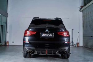 สปอยเลอร์หลังคา Carbon Fiber BMW X3M X3MC X3 F97 G01 pre-LCI ทรง Karbel