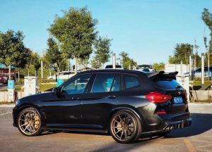 สปอยเลอร์หลังคา Carbon Fiber BMW X3M X3MC X3 F97 G01 pre-LCI ทรง Karbel