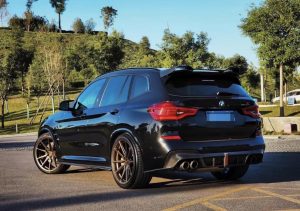 สปอยเลอร์หลังคา Carbon Fiber BMW X3M X3MC X3 F97 G01 pre-LCI ทรง Karbel