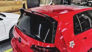 สปอยเลอร์หลังคา Carbon Fiber Volkswagen Golf GTI MK7.5 ทรง Karbel V2
