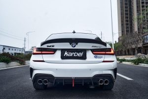 สปอยเลอร์ Carbon Fiber BMW M3 G80 3 Series 330i M340i G20 Sedan ทรง Karbel V1