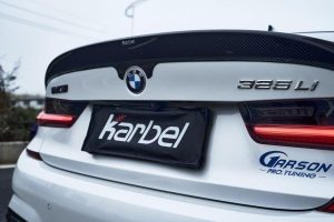 สปอยเลอร์ Carbon Fiber BMW M3 G80 3 Series 330i M340i G20 Sedan ทรง Karbel V1