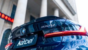 สปอยเลอร์ Carbon Fiber BMW M3 G80 3 Series 330i M340i G20 Sedan ทรง Karbel V2