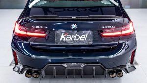 สปอยเลอร์ Carbon Fiber BMW M3 G80 3 Series 330i M340i G20 Sedan ทรง Karbel V2