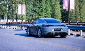 สปอยเลอร์ Carbon Fiber Porsche 718 Cayman / GTS Coupe ทรง Karbel ปี 2017-2025