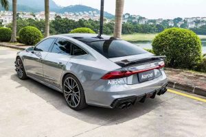 สปอยเลอร์ Carbon Fiber for Audi RS7 S7 A7 C8 ทรง Karbel Ver.1 Dry Carbon ปี 2019-ON