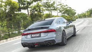 สปอยเลอร์ Carbon Fiber for Audi RS7 S7 A7 C8 ทรง Karbel Ver.1 Dry Carbon ปี 2019-ON