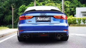 สปอยเลอร์ Carbon Fiber Audi RS3 S3 A3 8V/8V.5 Sedan ทรง Karbel