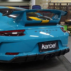 สปอยเลอร์ Carbon Fiber Porsche 911 991.2 GT3 Coupe ทรง Karbel