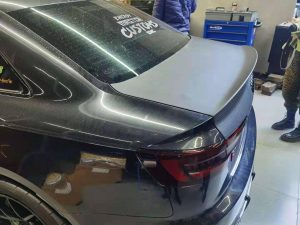ฝากระโปรงท้าย Carbon Fiber Audi S4 A4 B9 B9.5 ทรง Karbel ปี 2017-ON
