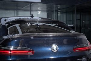สปอยเลอร์ Carbon Fiber BMW X4 X4M X4MC F98 G02 Coupe ทรง Karbel