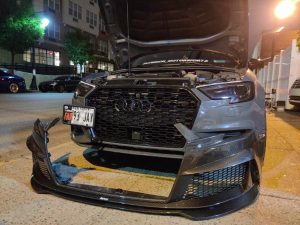 กันชน Carbon Fiber Audi S3 A3 8V.5 ทรง Karbel ปี 2017-2020