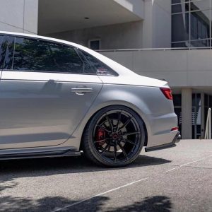สเกิร์ตข้าง Carbon Fiber Audi S4 A4 S Line B9/B9.5 ทรง Karbel S-Line