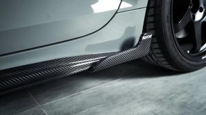สเกิร์ตข้าง Carbon Fiber Audi S5 A5 B9.5 ทรง Karbel Dry Carbon ปี 2020-2025 (Side Skirts)