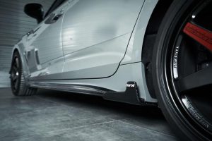 สเกิร์ตข้าง Carbon Fiber Audi S5 A5 B9.5 ทรง Karbel Dry Carbon ปี 2020-2025 (Side Skirts Extensions)