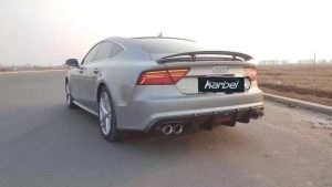 สเกิร์ตข้าง Carbon Fiber Audi S7 A7 S Line A7 C7.5 ทรง Karbel S-Line ปี 2016-2018