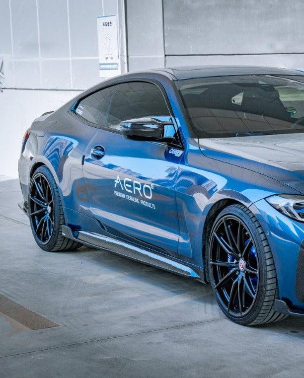 สเกิร์ตข้าง Carbon Fiber BMW 4 Series 430i M440i G22 G23 ทรง Karbel ปี 2020-ON