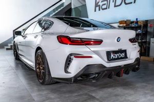 สเกิร์ตข้าง Carbon Fiber BMW 8 Series M850 840 G16 ทรง Karbel