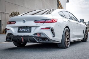 สเกิร์ตข้าง Carbon Fiber BMW 8 Series M850 840 G16 ทรง Karbel