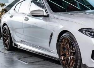 สเกิร์ตข้าง Carbon Fiber BMW 8 Series M850 840 G16 ทรง Karbel