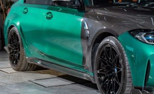สเกิร์ตข้าง Carbon Fiber BMW M3 G80 ทรง Karbel ปี 2021-ON