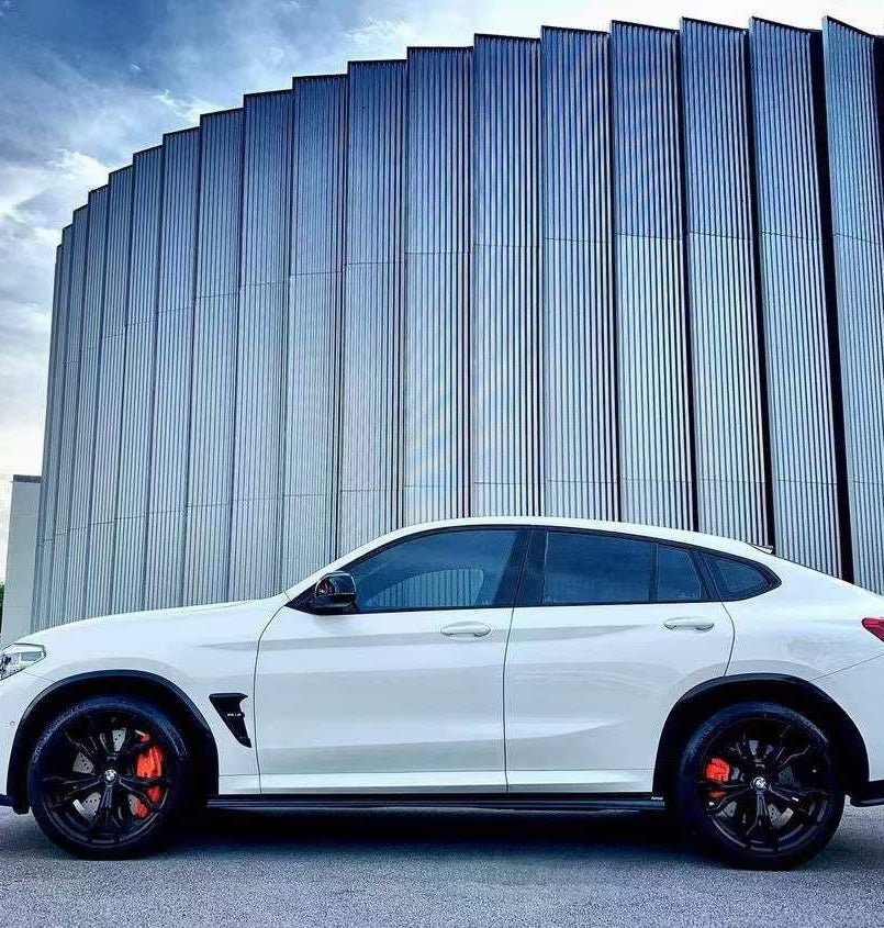 สเกิร์ตข้าง Carbon Fiber BMW X4/M/MC G02 F98 X3/M/MC G01 F97 ทรง Karbel