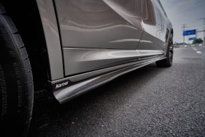 สเกิร์ตข้าง Carbon Fiber BMW X4/M/MC G02 F98 X3/M/MC G01 F97 ทรง Karbel