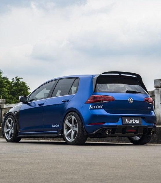 สเกิร์ตข้าง Carbon Fiber Volkswagen Golf GTI Golf R MK7.5 ทรง Karbel