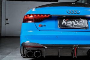 ฝากระโปรงท้าย Carbon Fiber Audi S4 A4 S Line B9.5 ทรง Karbel S-Line