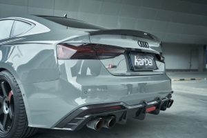 ฝากระโปรงท้าย Carbon Fiber Audi S5 A5 S-bumper B9.5 ทรง Karbel กันชน S ปี 2020-2025