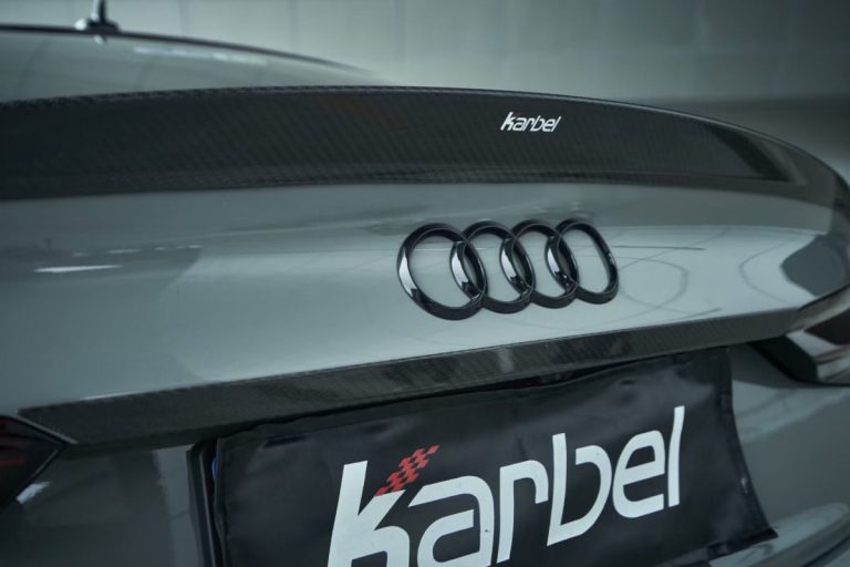 Boot Lid Carbon Fiber Audi S5 A5 S-bumper B9.5 style Karbel Bumper S year 2020-2025