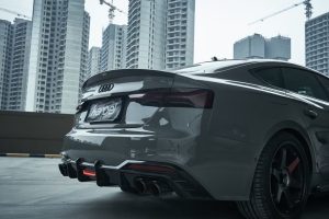 ฝากระโปรงท้าย Carbon Fiber Audi S5 A5 S-bumper B9.5 ทรง Karbel กันชน S ปี 2020-2025