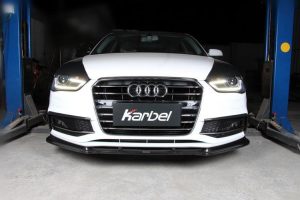 ชิ้นตกแต่งคาร์บอน Carbon Fiber Audi S4 A4 S Line B8.5 ทรง Karbel S-Line ปี 2013-2016