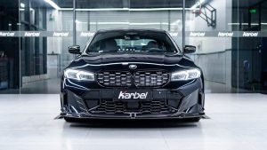 ลิ้นหน้า Carbon Fiber BMW 3 Series G20 330i M340i LCI ทรง Karbel V1 ปี 2023-ON