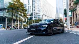 ลิ้นหน้า Carbon Fiber BMW 3 Series G20 330i M340i LCI ทรง Karbel V1 ปี 2023-ON