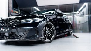 ลิ้นหน้า Carbon Fiber BMW 3 Series G20 330i M340i LCI ทรง Karbel V1 ปี 2023-ON