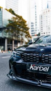 ลิ้นหน้า Carbon Fiber BMW 3 Series G20 330i M340i LCI ทรง Karbel V1 ปี 2023-ON