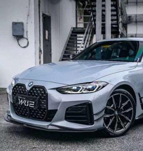 ลิ้นหน้า Carbon Fiber BMW I4 G26 M50 / e Drive 40 G26 Gran coupe M440i 430i ทรง Karbel
