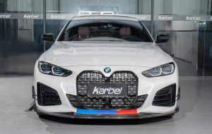 ลิ้นหน้า Carbon Fiber BMW I4 G26 M50 / e Drive 40 G26 Gran coupe M440i 430i ทรง Karbel