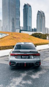 ดิฟฟิวเซอร์ Carbon Fiber Audi RS7 RS6 C8 ทรง Karbel ปี 2020-ON