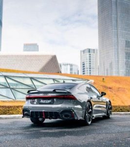 ดิฟฟิวเซอร์ Carbon Fiber Audi RS7 RS6 C8 ทรง Karbel ปี 2020-ON