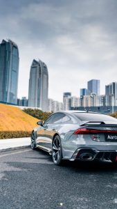 ดิฟฟิวเซอร์ Carbon Fiber Audi RS7 RS6 C8 ทรง Karbel ปี 2020-ON