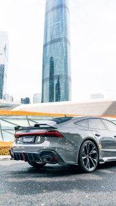 ดิฟฟิวเซอร์ Carbon Fiber Audi RS7 RS6 C8 ทรง Karbel ปี 2020-ON