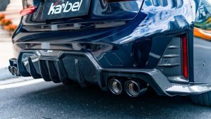 ดิฟฟิวเซอร์ Carbon Fiber BMW 3 Series G20 G21 330i M340i LCI ทรง Karbel V1 ปี 2023-ON