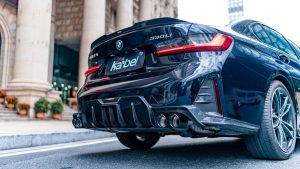 ดิฟฟิวเซอร์ Carbon Fiber BMW 3 Series G20 G21 330i M340i LCI ทรง Karbel V1 ปี 2023-ON