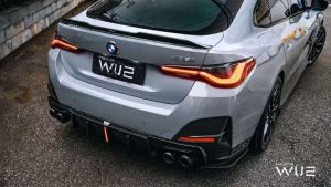ดิฟฟิวเซอร์ Carbon Fiber BMW 4 Series G26 Gran coupe M440i 430i ทรง Karbel