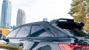 สปอยเลอร์หลังคา Carbon Fiber Audi RS6 C8 ทรง Karbel ปี 2020-ON