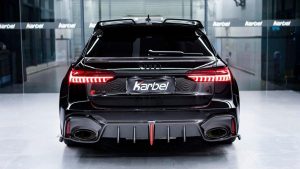 สปอยเลอร์หลังคา Carbon Fiber Audi RS6 C8 ทรง Karbel ปี 2020-ON